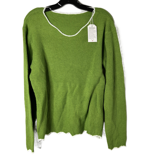 Sweater By Clothes Mentor In Green, Size: M