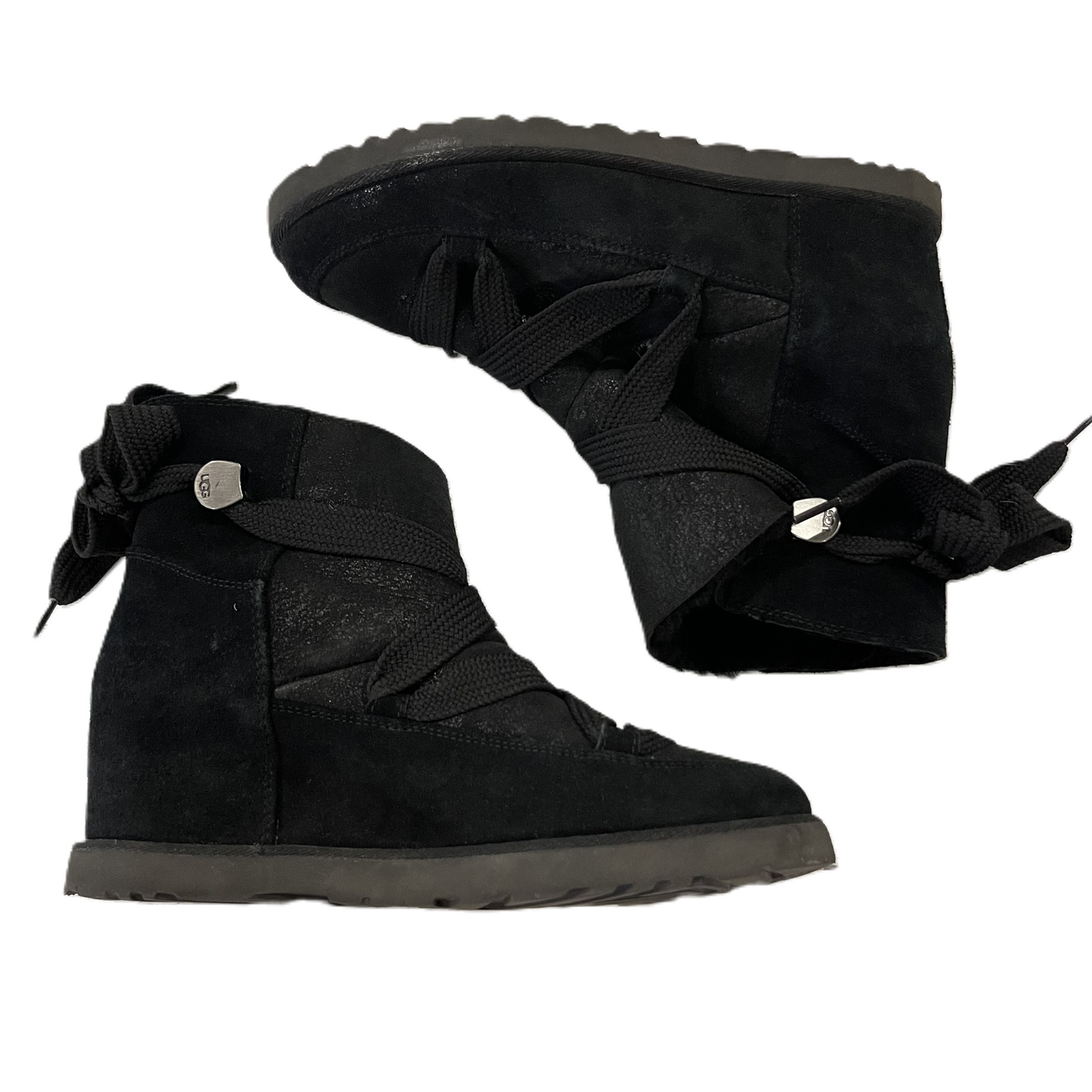 Boots Designer By Ugg In Black, Size: 11