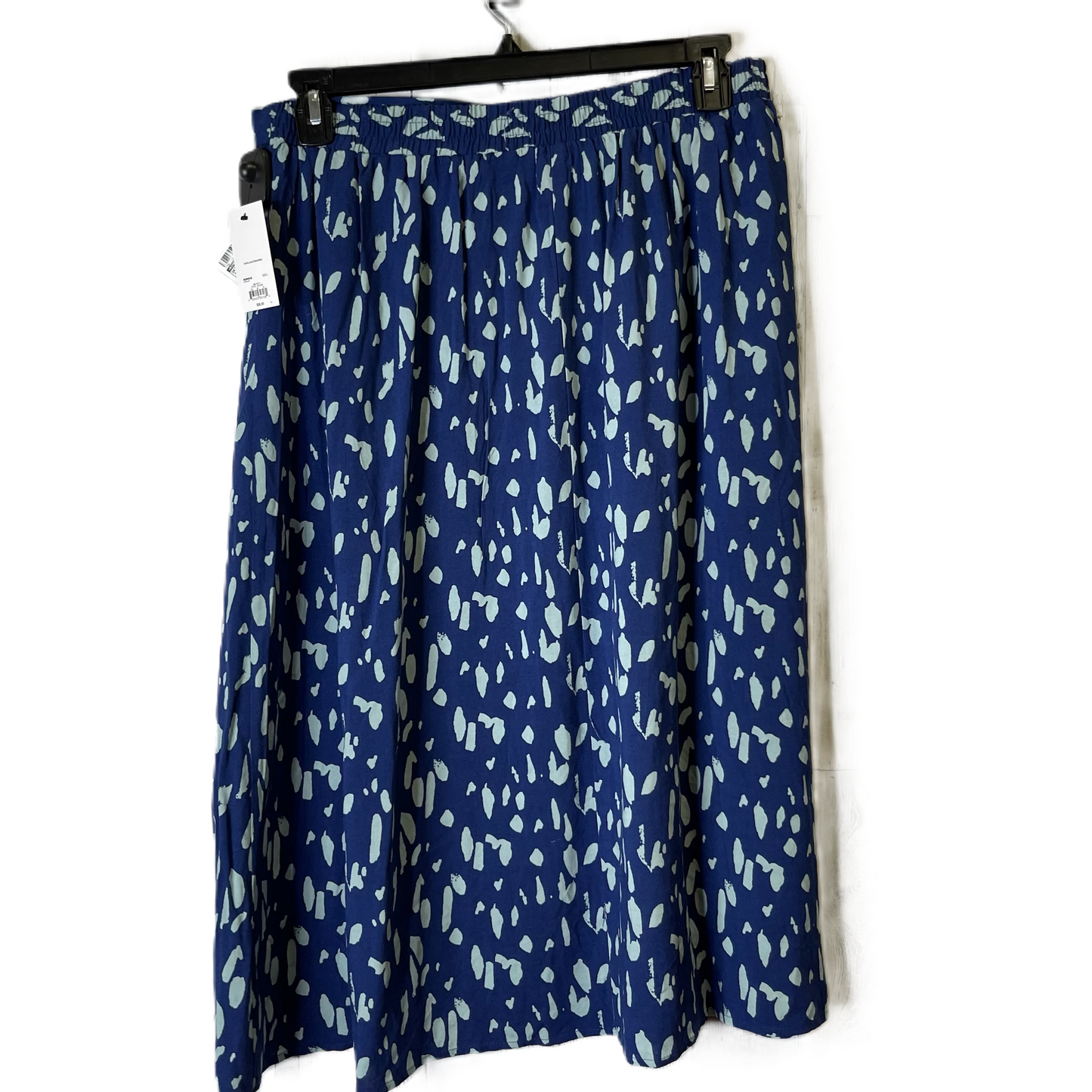 Skirt Midi By Nine West In Blue, Size: L