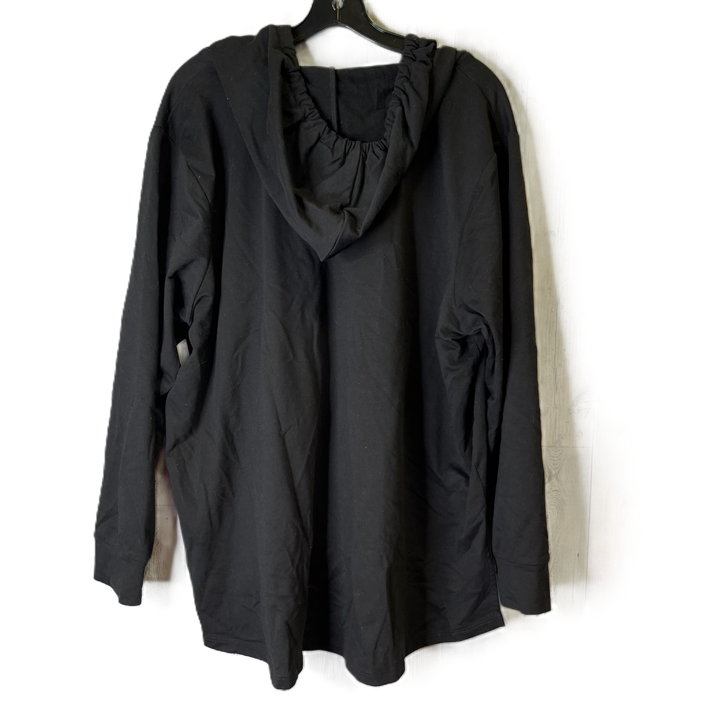 Sweatshirt Hoodie By Michael by Michael Kors In Black, Size: 3x