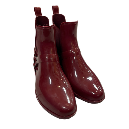 Boots Rain By Lauren By Ralph Lauren In Red, Size: 9