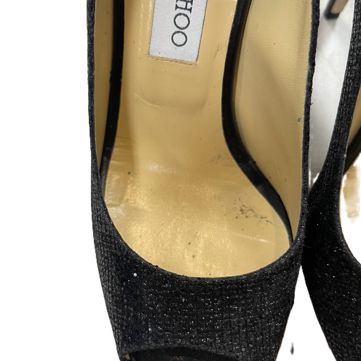 Shoes Luxury Designer By Jimmy Choo In Black, Size: 9