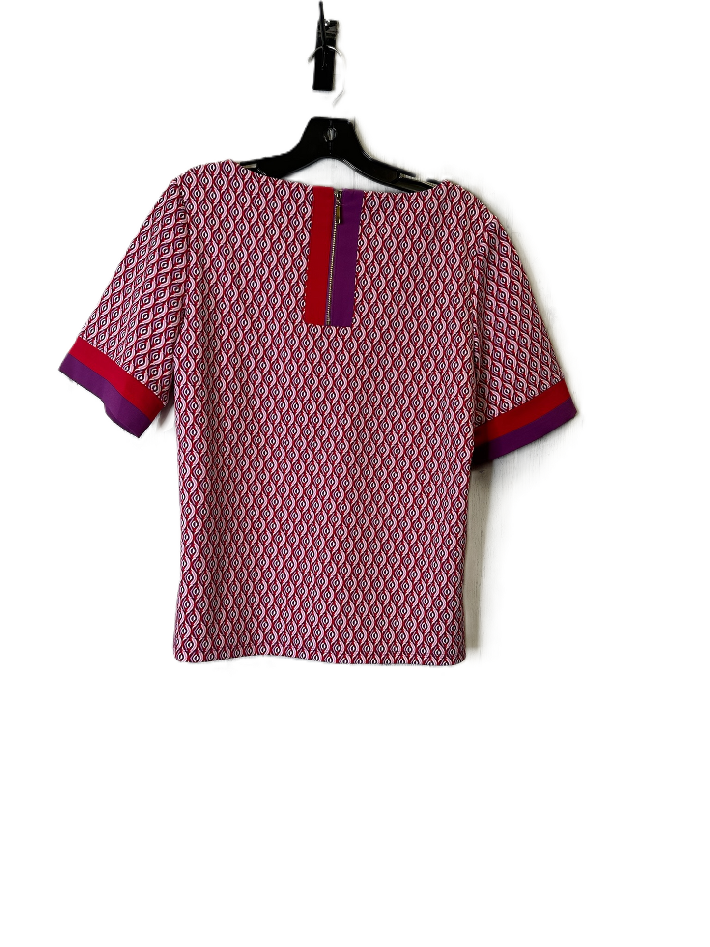 Top Short Sleeve By Chicos In Pink & Purple, Size: S