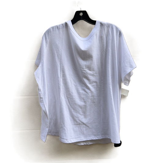 Top Short Sleeve Basic By Old Navy In White, Size: 2x