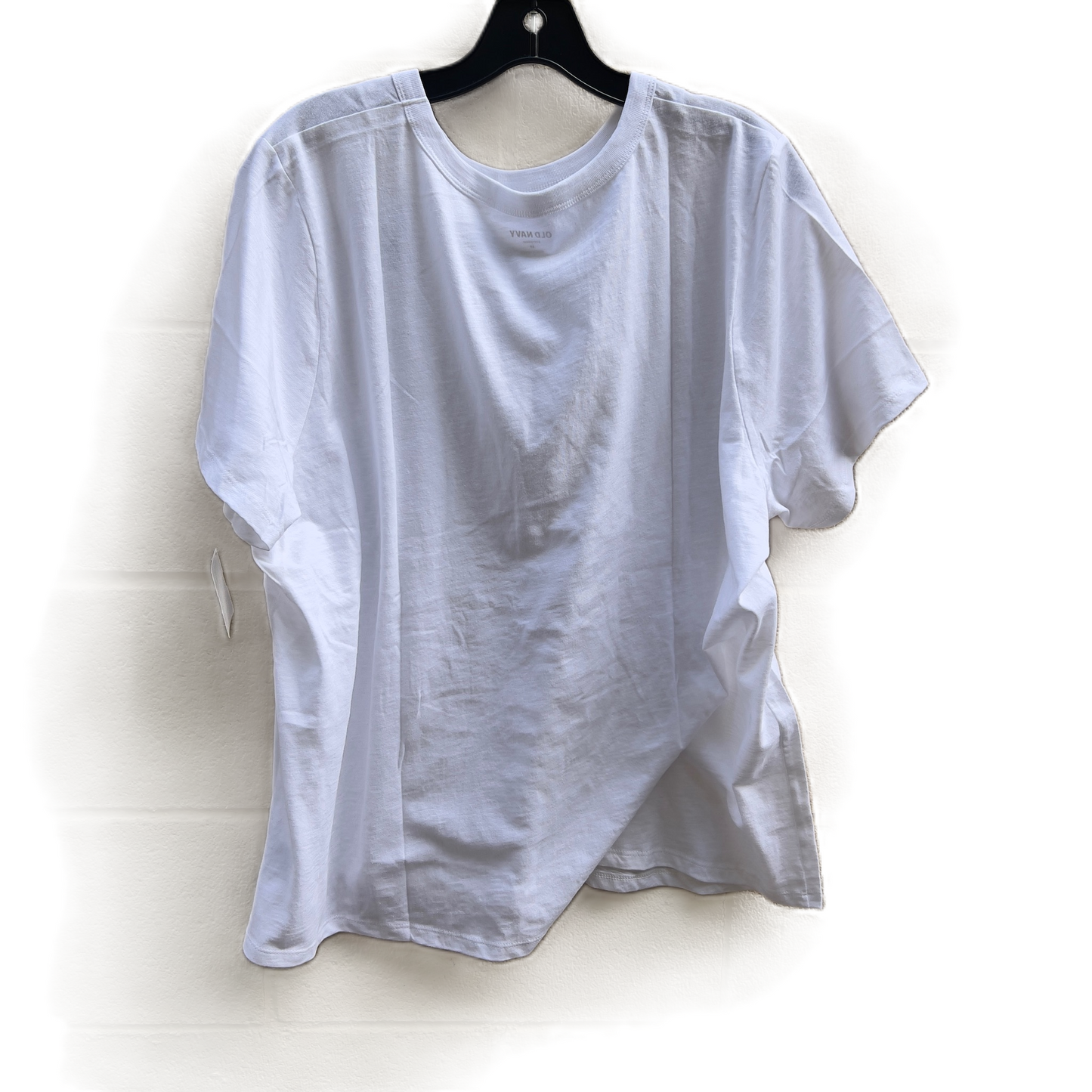 Top Short Sleeve Basic By Old Navy In White, Size: 2x