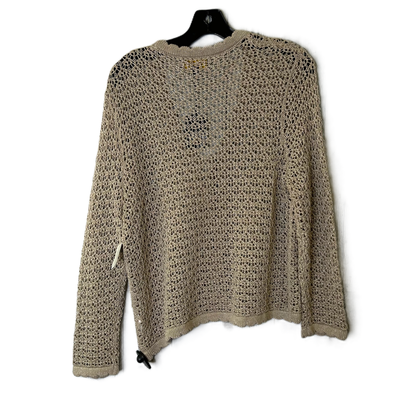 Sweater Cardigan By Clothes Mentor In Brown, Size: Xl