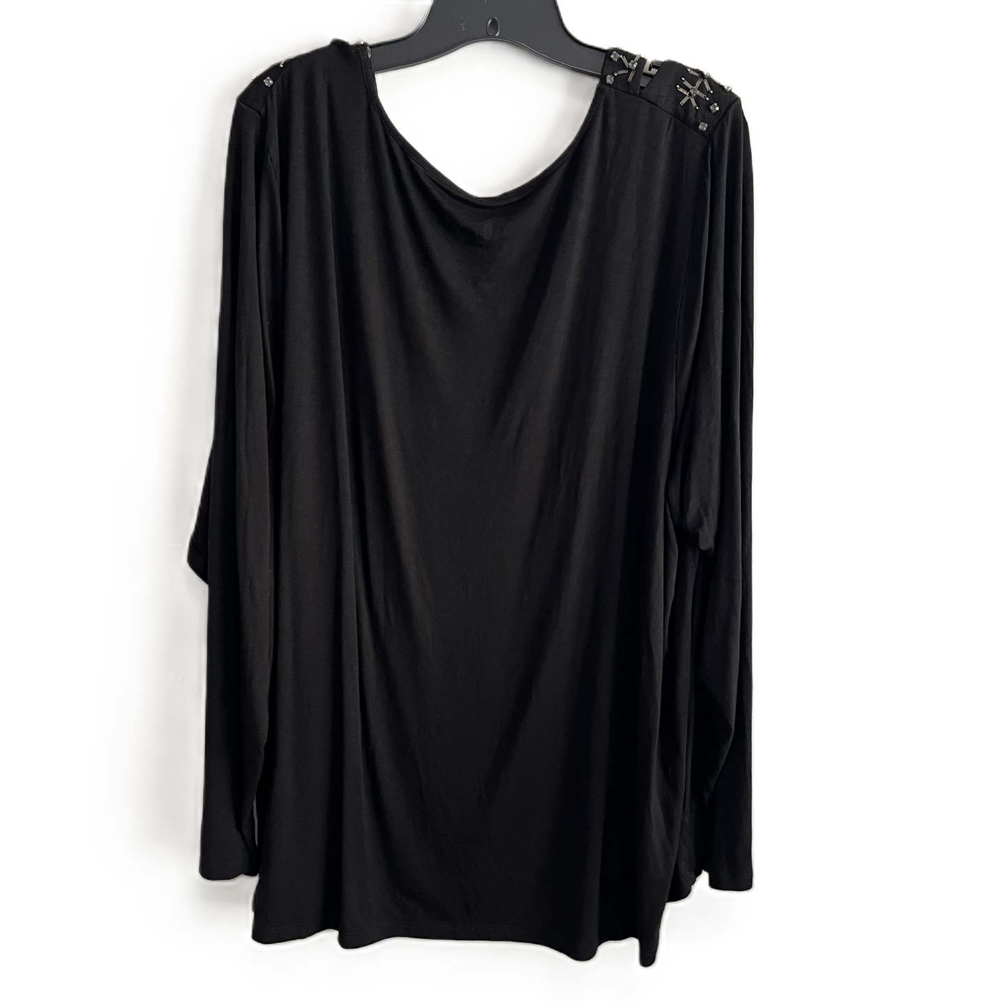 Top Long Sleeve By Lane Bryant In Black, Size: 26