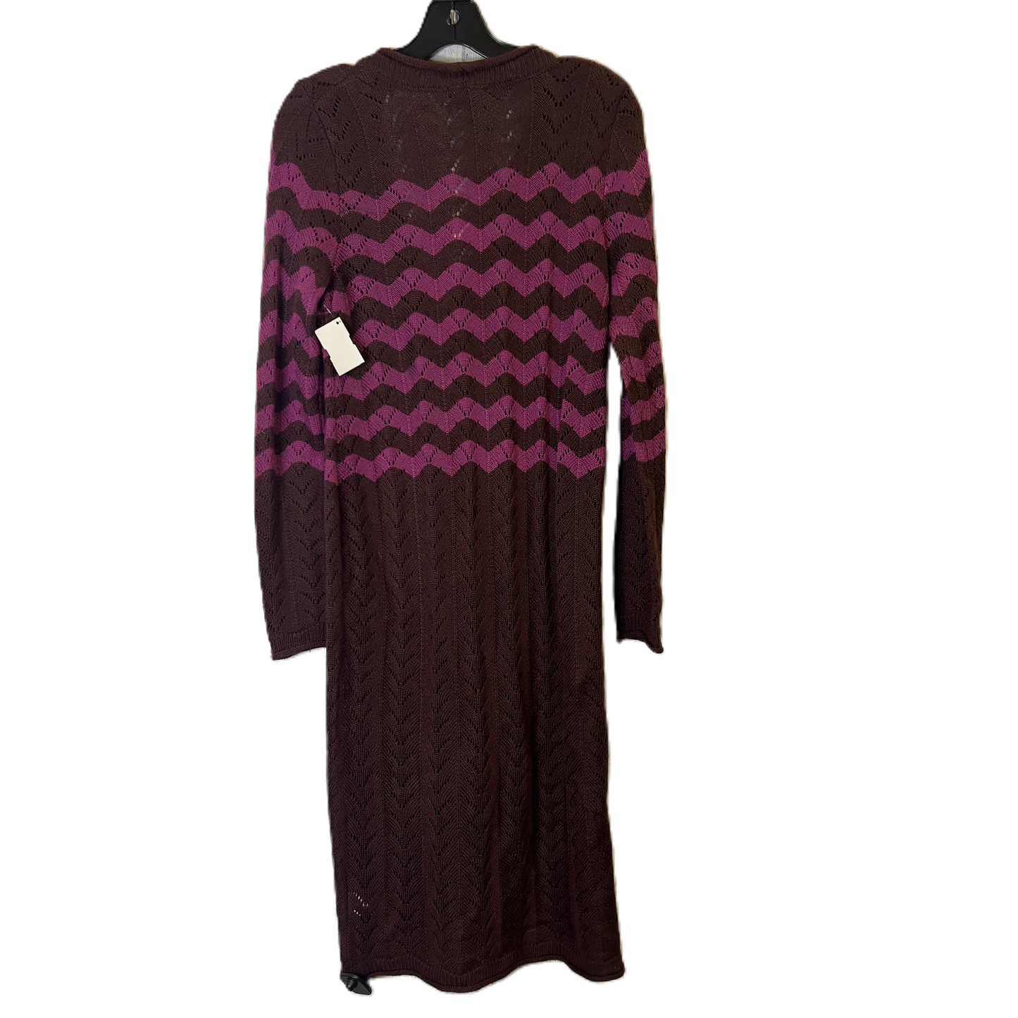 Sweater Cardigan By Jessica Simpson In Purple, Size: M