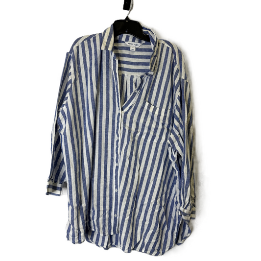 Top Long Sleeve By Old Navy In Blue, Size: 3x