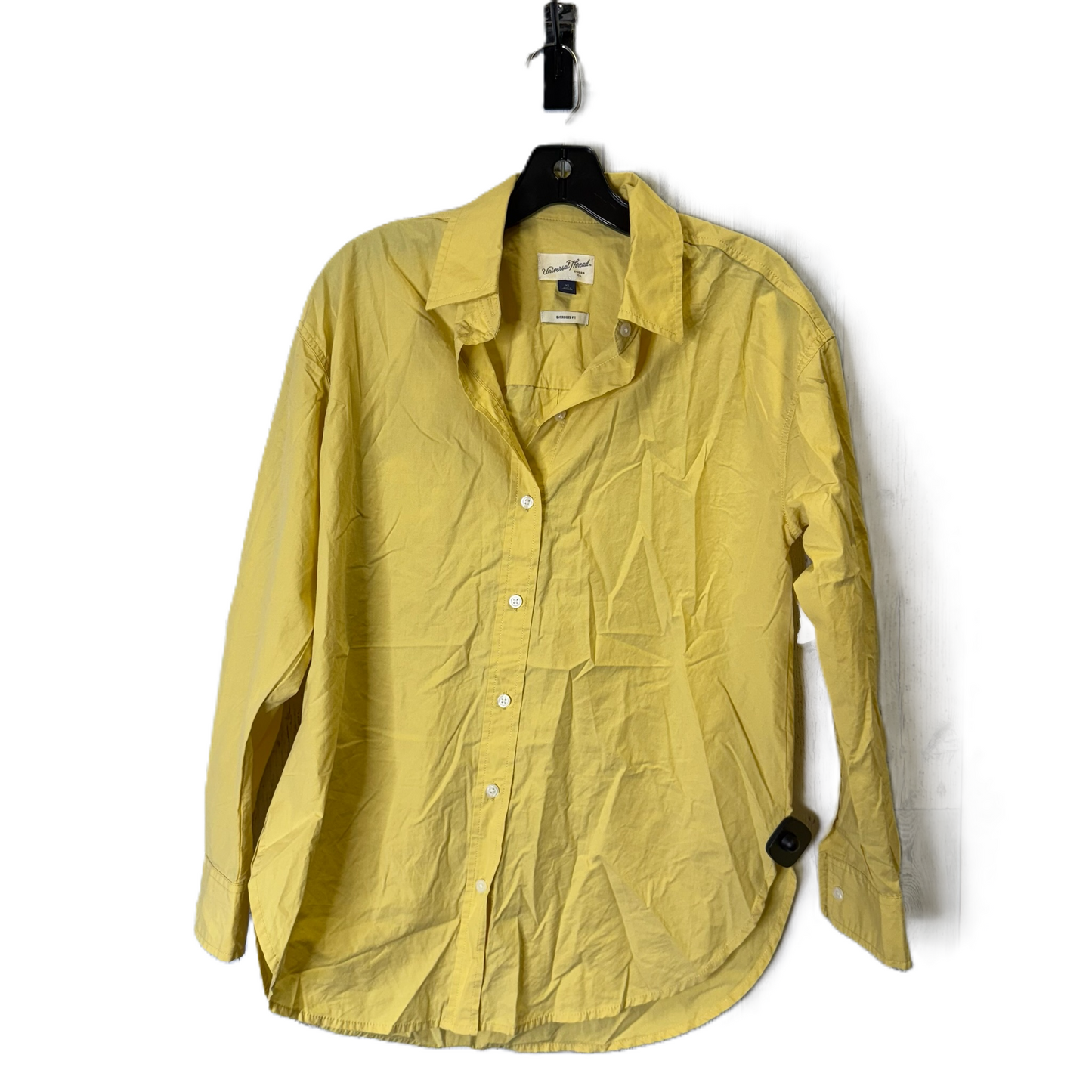 Top Long Sleeve By Universal Thread In Yellow, Size: Xs