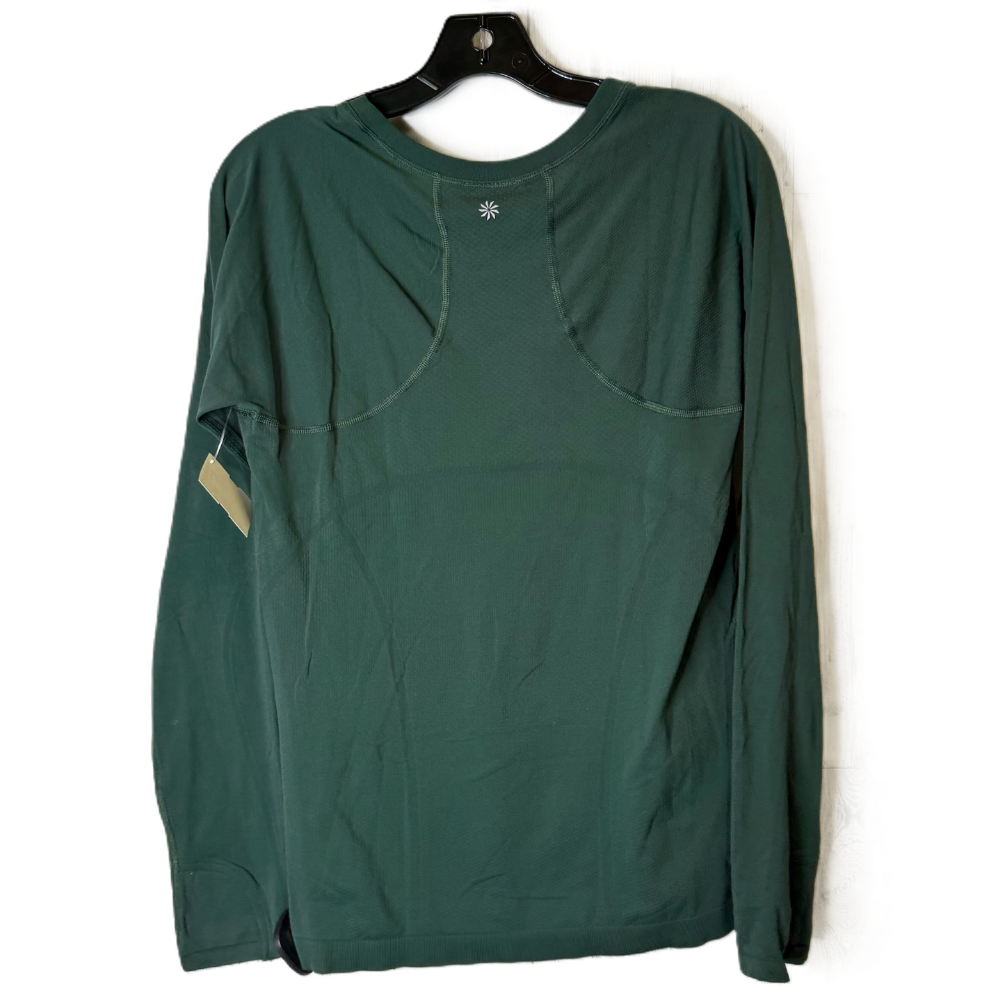 Athletic Top Long Sleeve Crewneck By Athleta In Green, Size: L