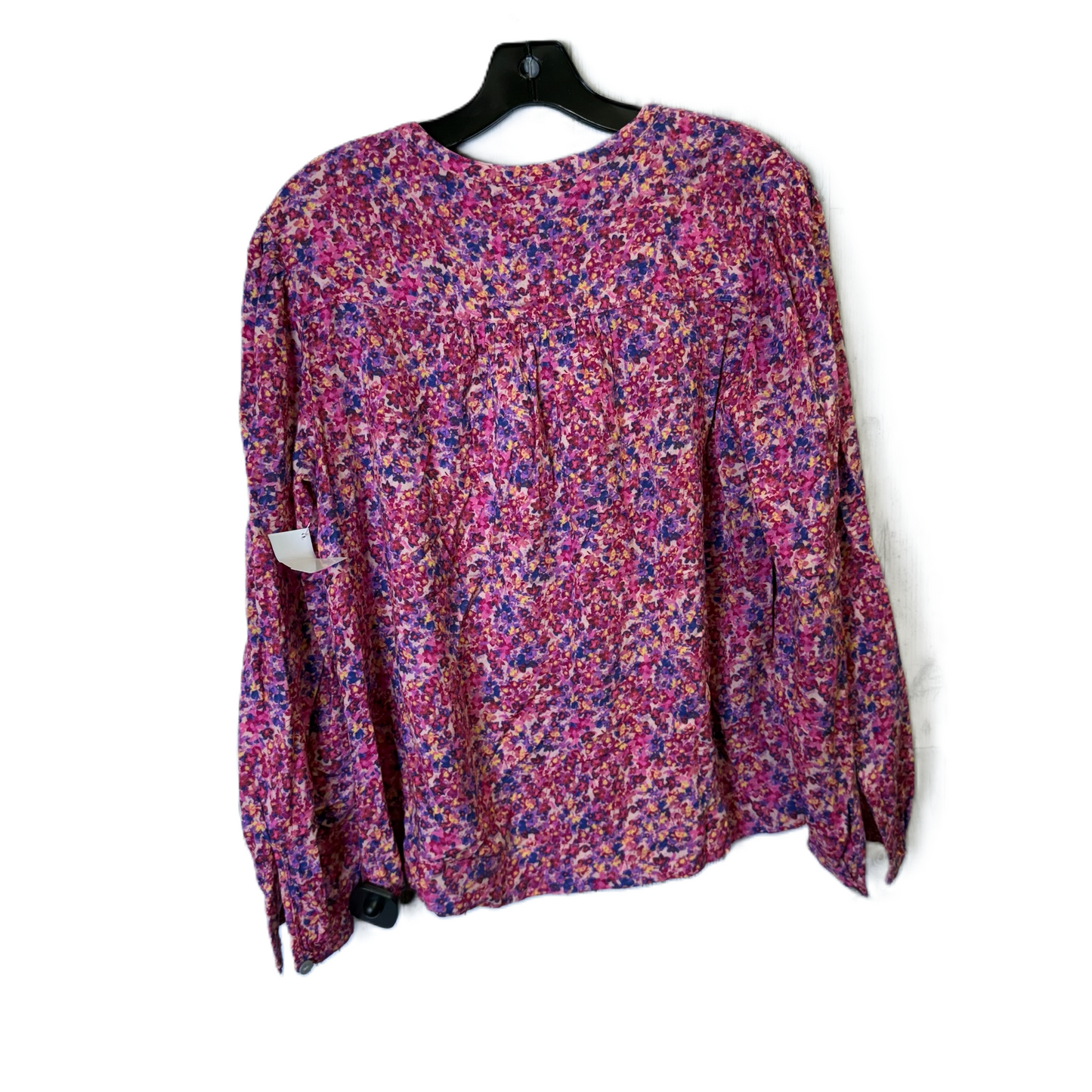 Top Long Sleeve By Time And Tru In Pink, Size: M