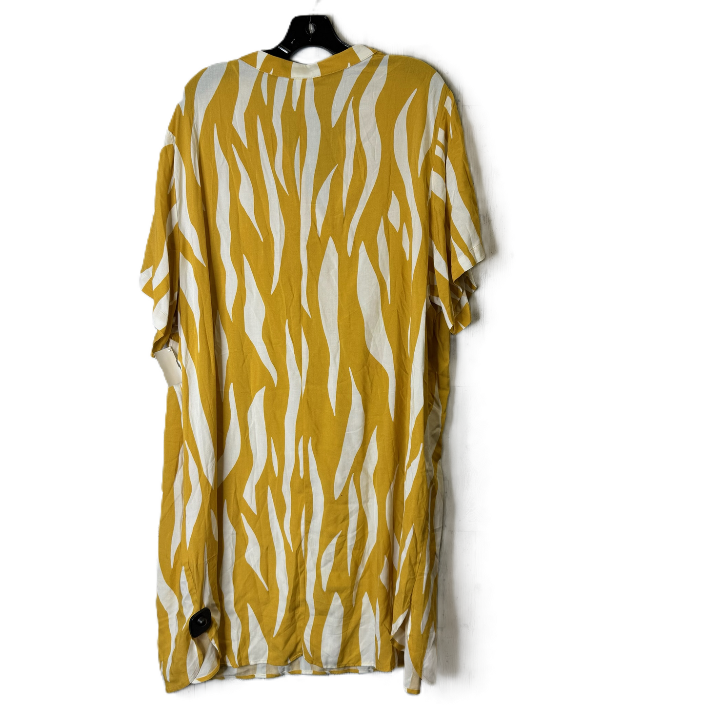 Dress Casual Short By H&m In Yellow, Size: Xxl