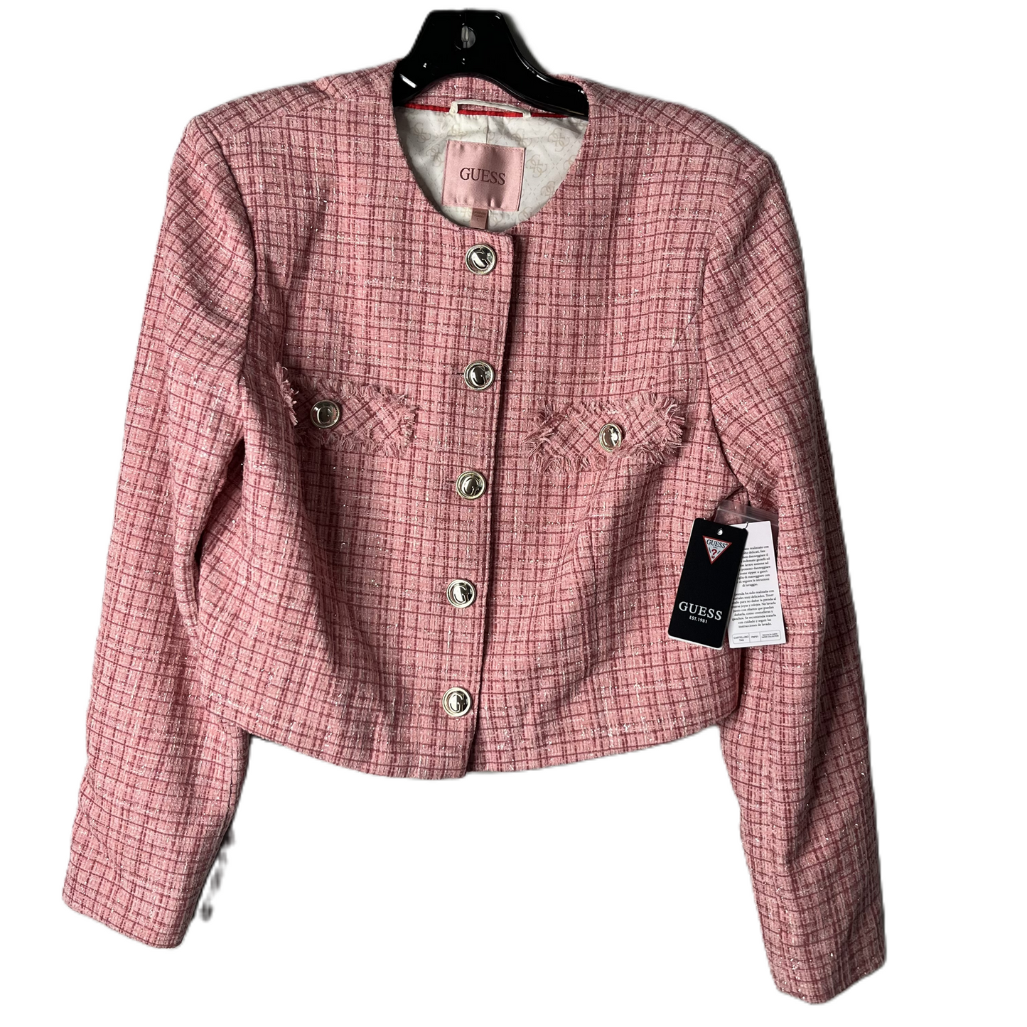 Jacket Other By Guess In Pink, Size: L