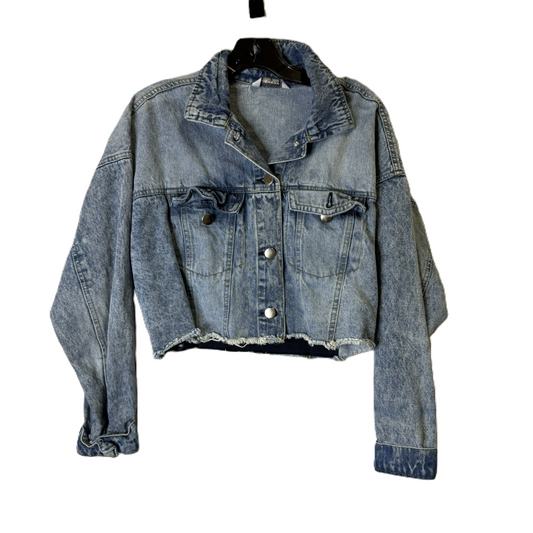 Jacket Denim By Highway In Blue Denim, Size: M