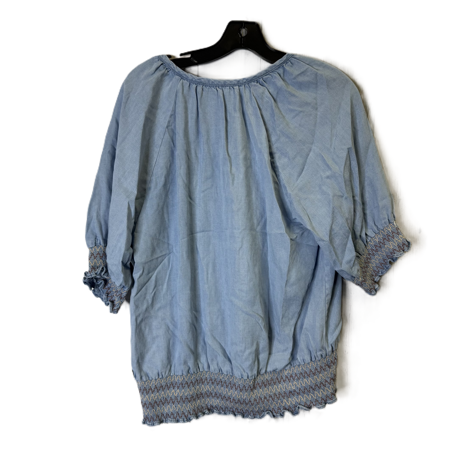 Top Long Sleeve By Matilda Jane In Blue Denim, Size: M