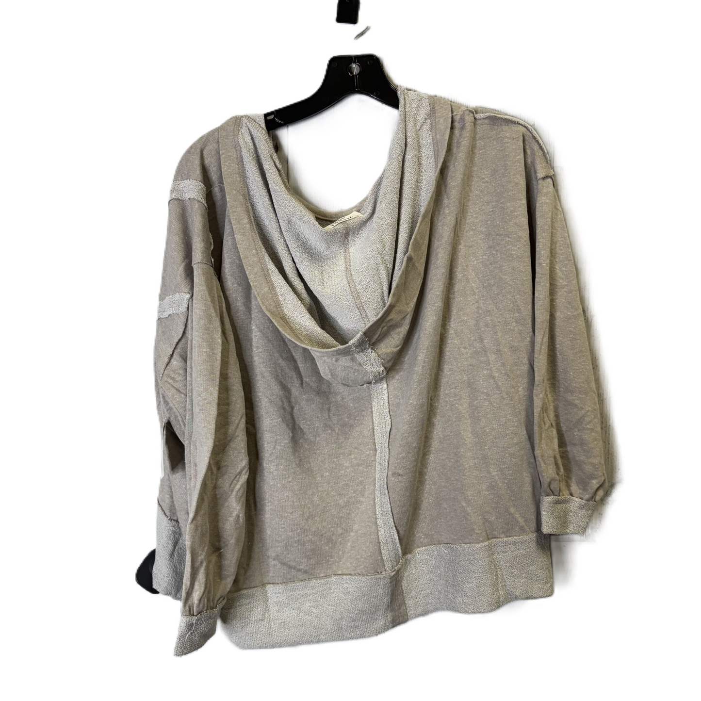 Top Long Sleeve By Zenana Outfitters In Cream, Size: S