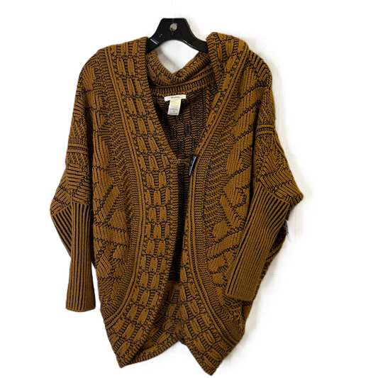 Sweater Cardigan By Esley In Brown, Size: M