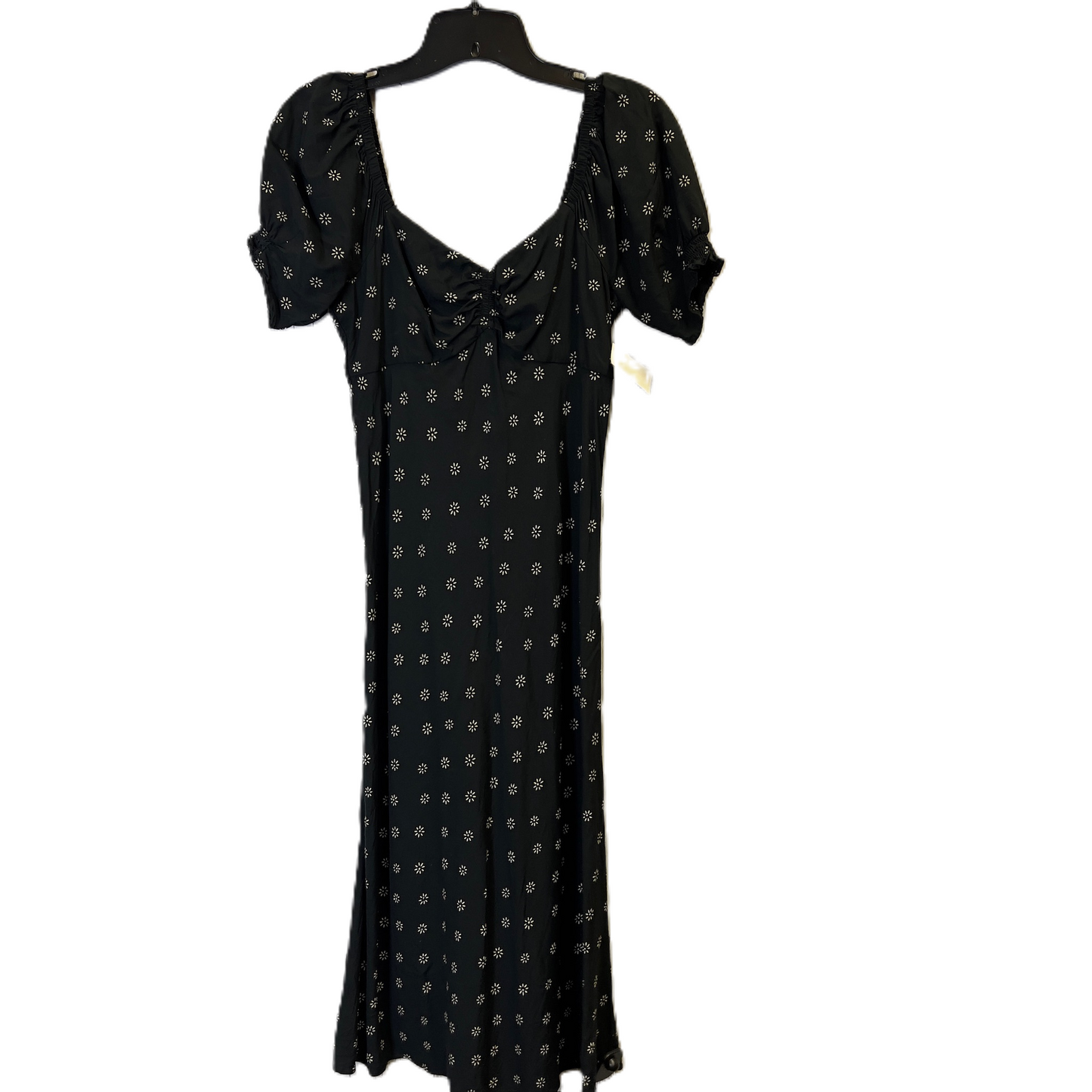 Dress Casual Midi By Madewell In Black, Size: 0