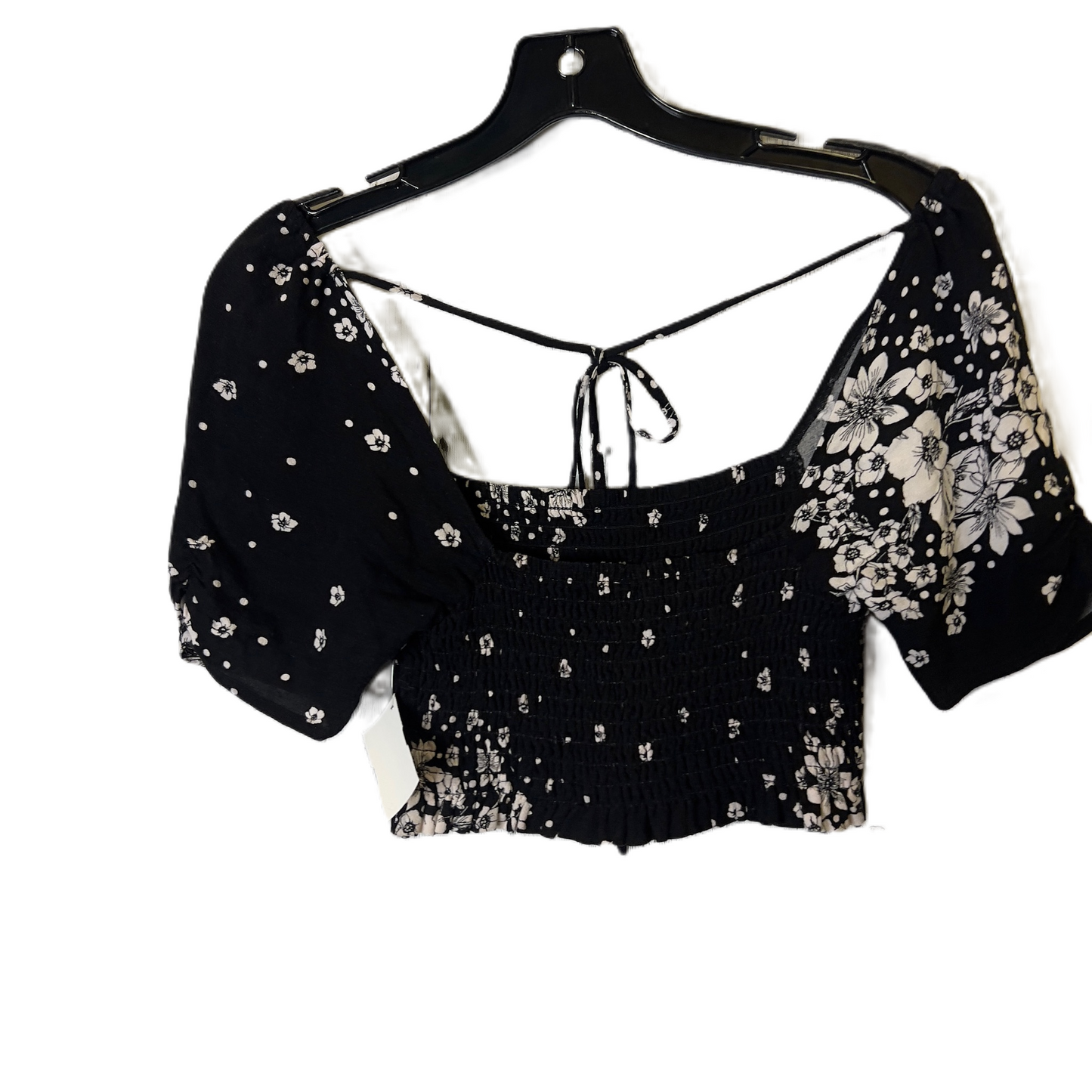 Top Short Sleeve By Free People In Black, Size: 2