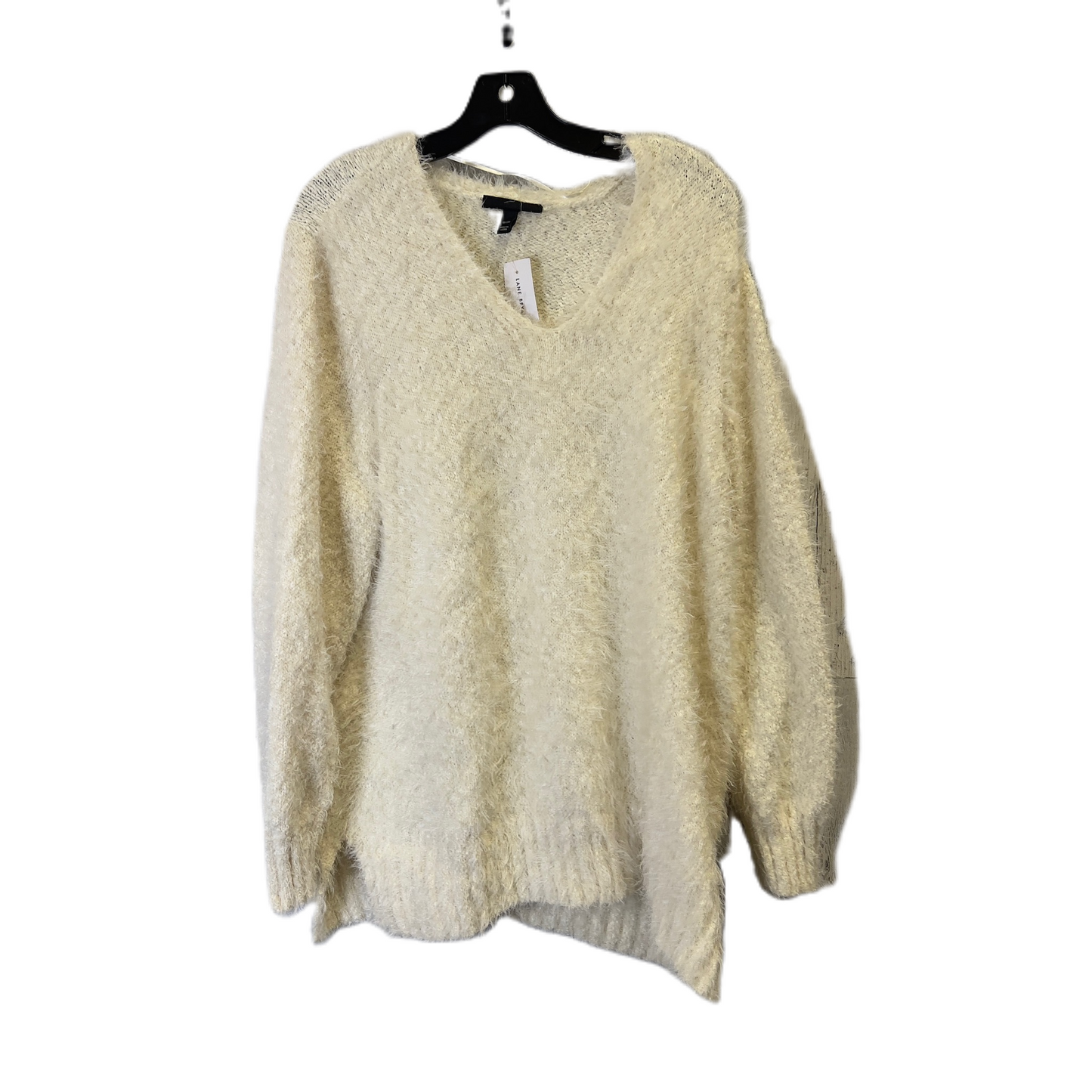 Sweater By Lane Bryant In Cream, Size: 18