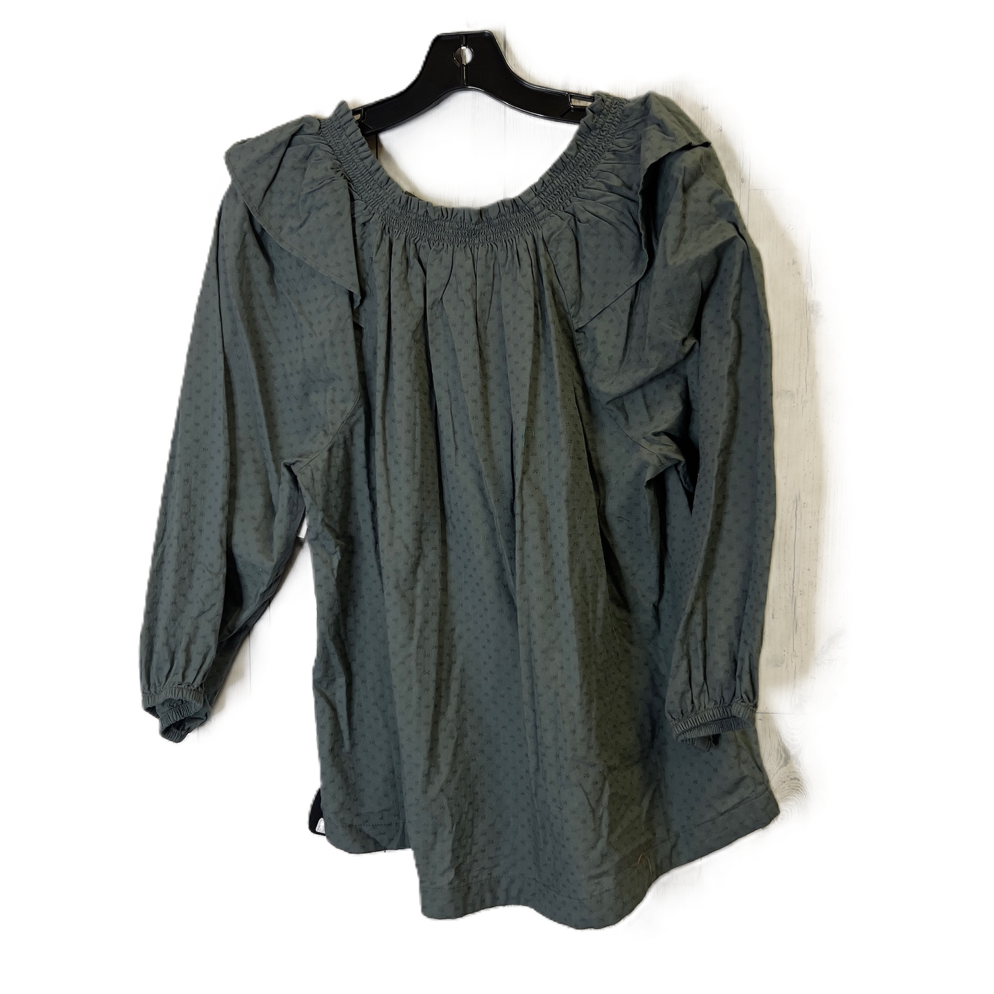 Top Long Sleeve By Sonoma In Green, Size: Xl