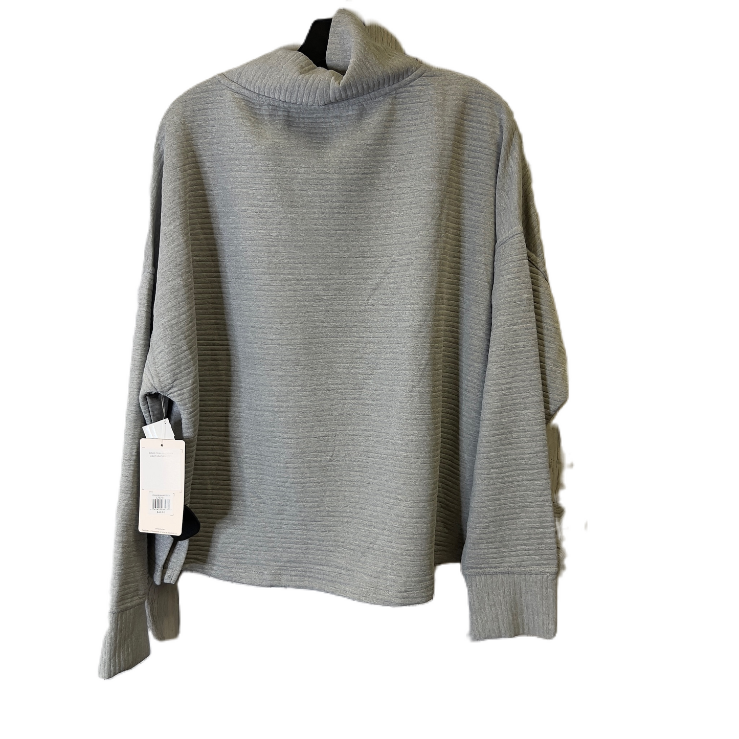 Athletic Sweatshirt Collar By Danskin In Grey, Size: L