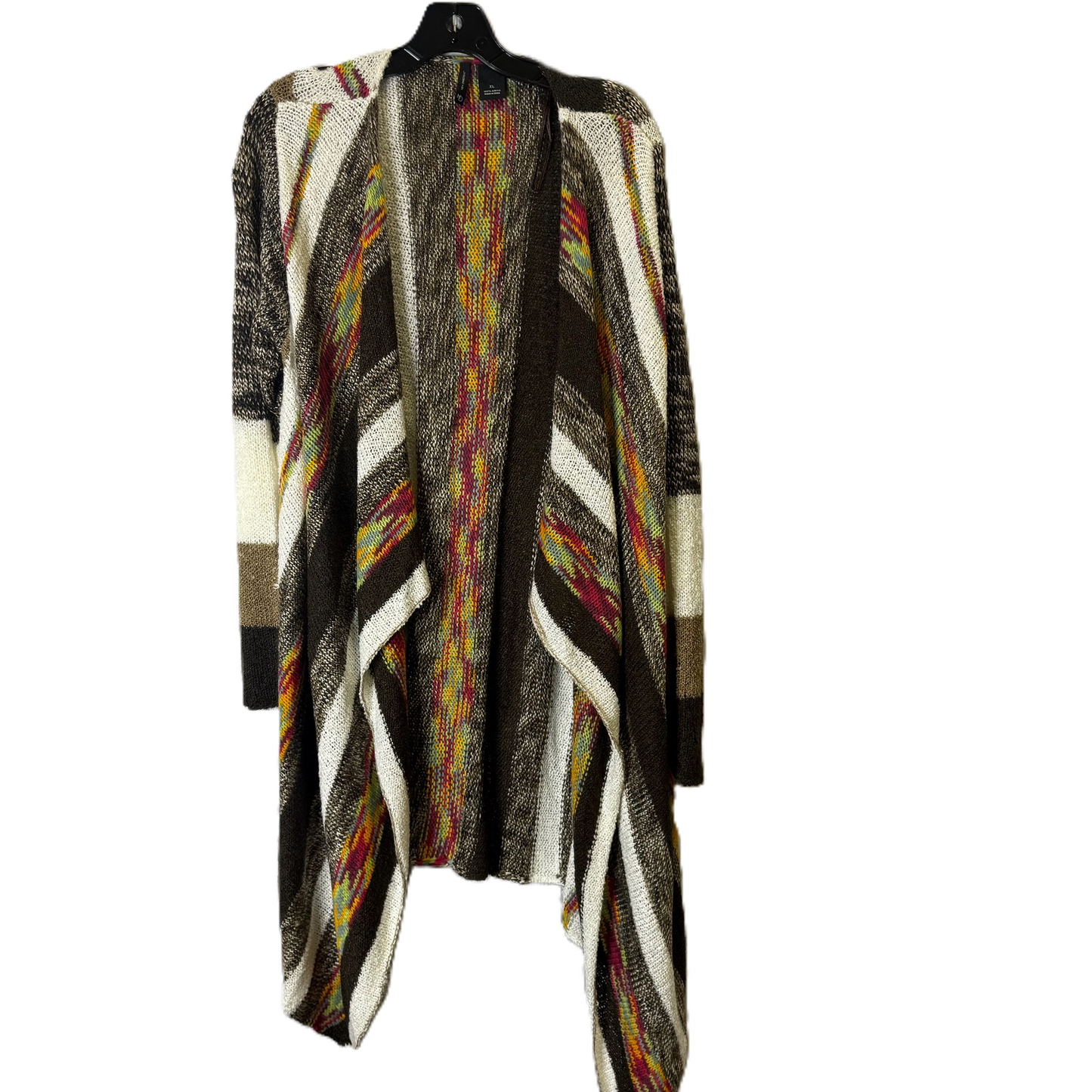 Sweater Cardigan By New Directions In Multi-colored, Size: Xl