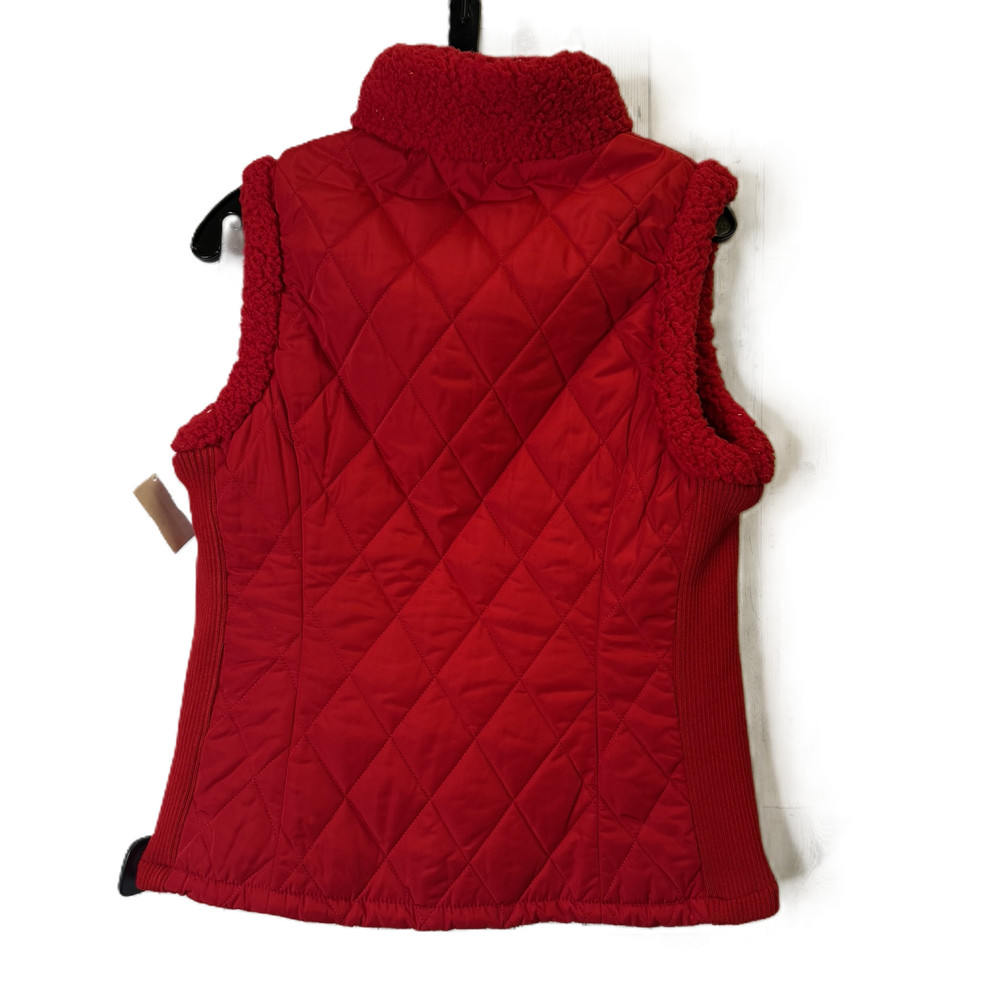 Vest Puffer & Quilted By Calvin Klein In Red, Size: S