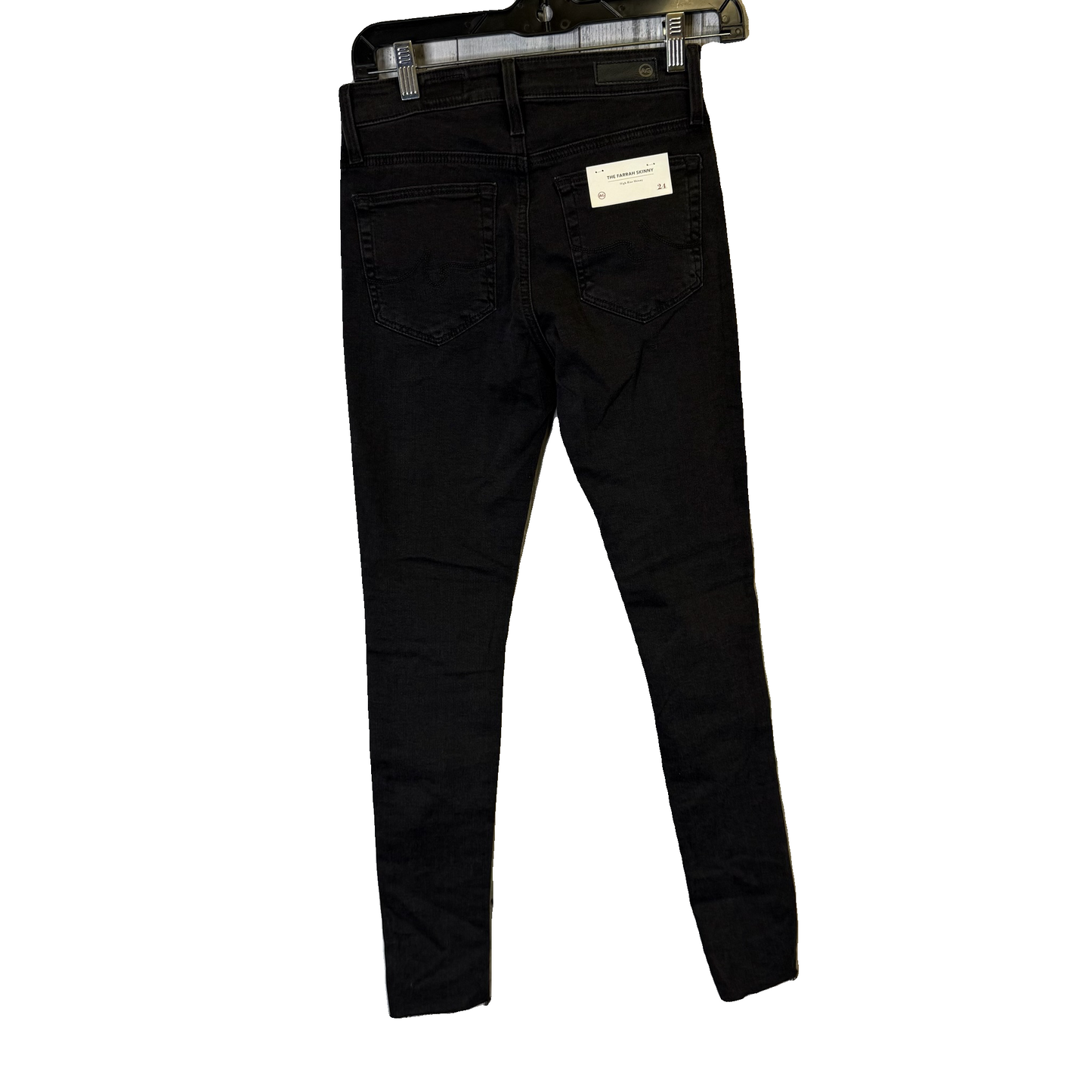 Jeans Skinny By Adriano Goldschmied In Black Denim, Size: 0