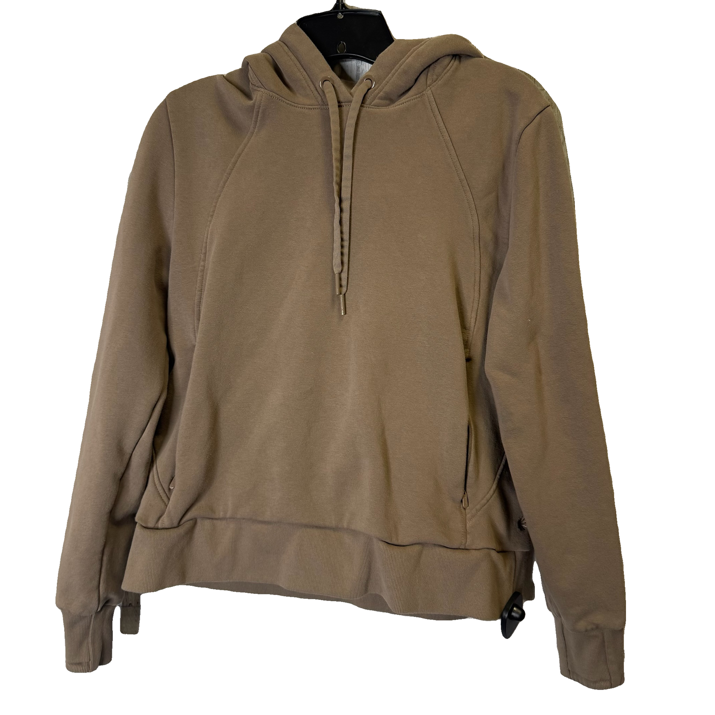 Athletic Sweatshirt Hoodie By Athleta In Brown, Size: M