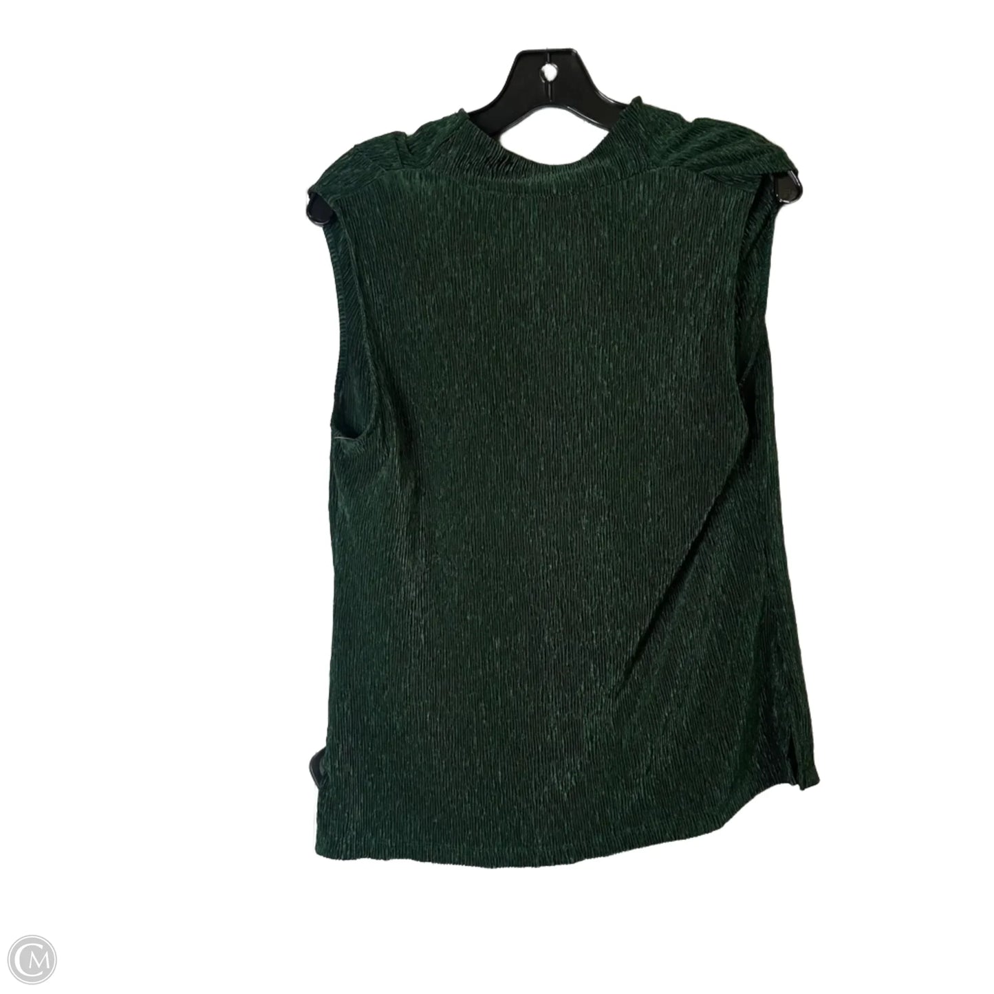 Top Sleeveless By Tahari By Arthur Levine In Green, Size: M