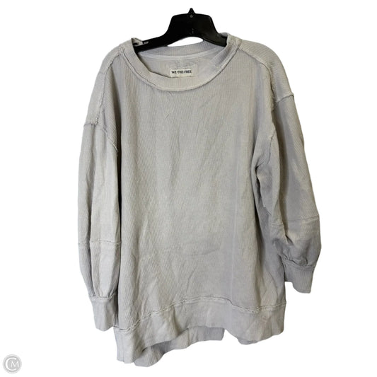 Top Long Sleeve By We The Free In Grey, Size: S