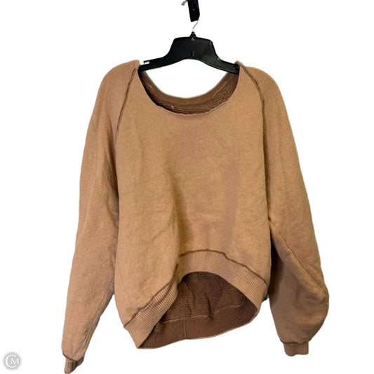 Sweatshirt Crewneck By We The Free In Tan, Size: S