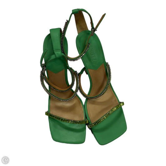 Shoes Heels Stiletto By Cmb In Green, Size: 10