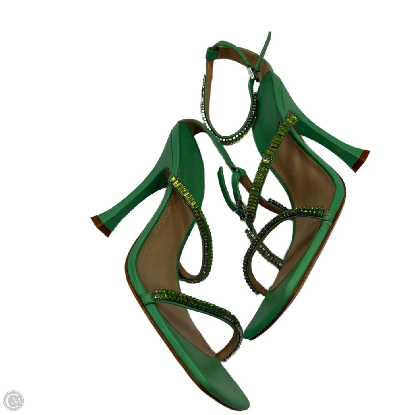 Shoes Heels Stiletto By Cmb In Green, Size: 10