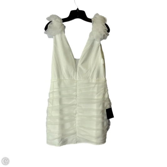 Dress Party Short By Lulus In White, Size: L