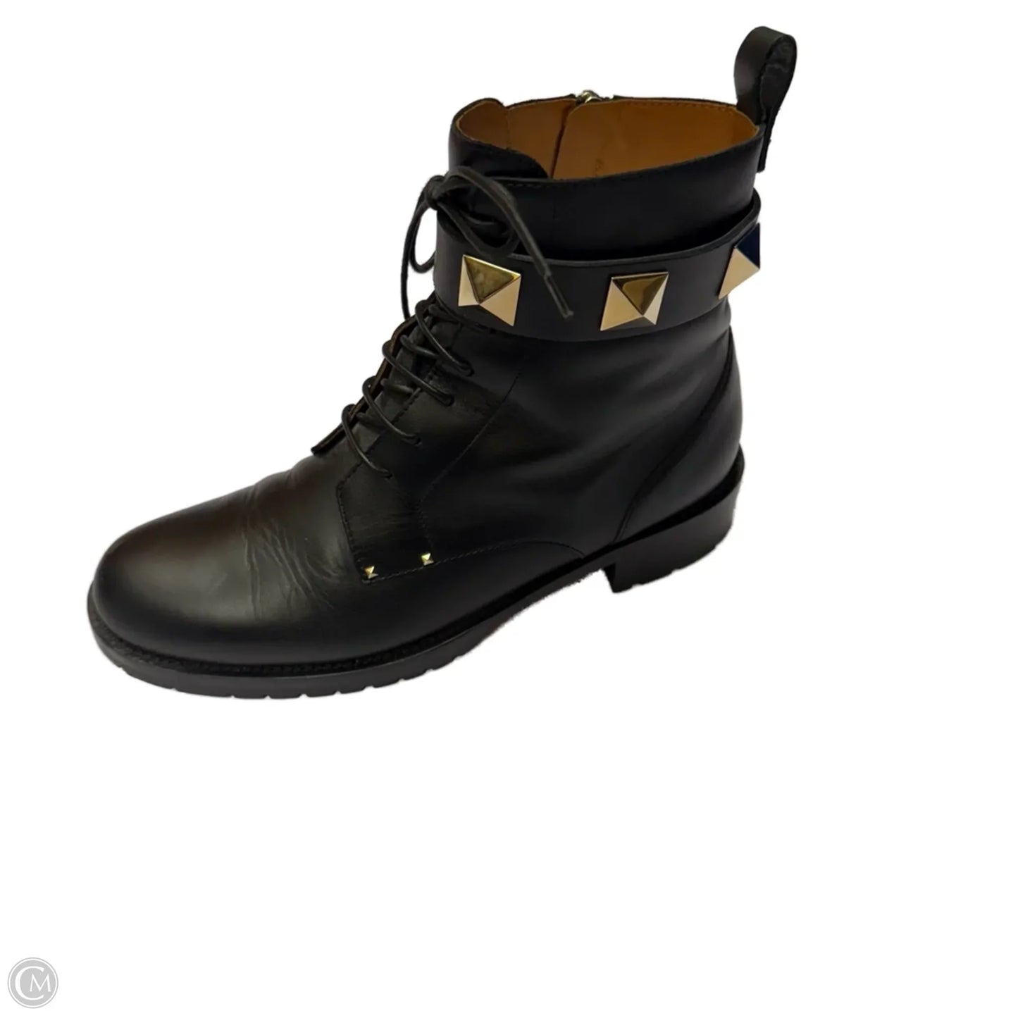 Boots Luxury Designer By Valentino-garavani In Black, Size: 8.5