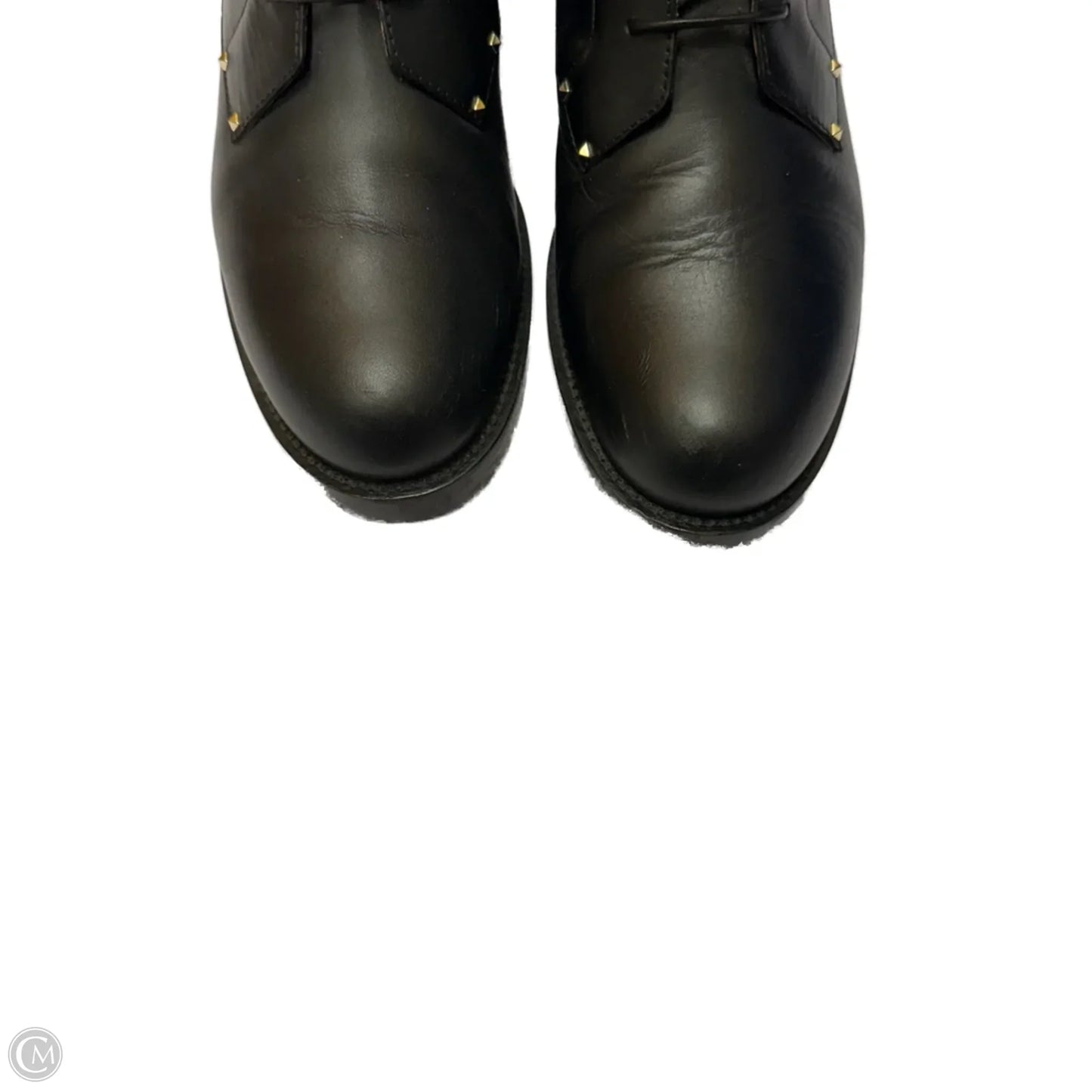 Boots Luxury Designer By Valentino-garavani In Black, Size: 8.5