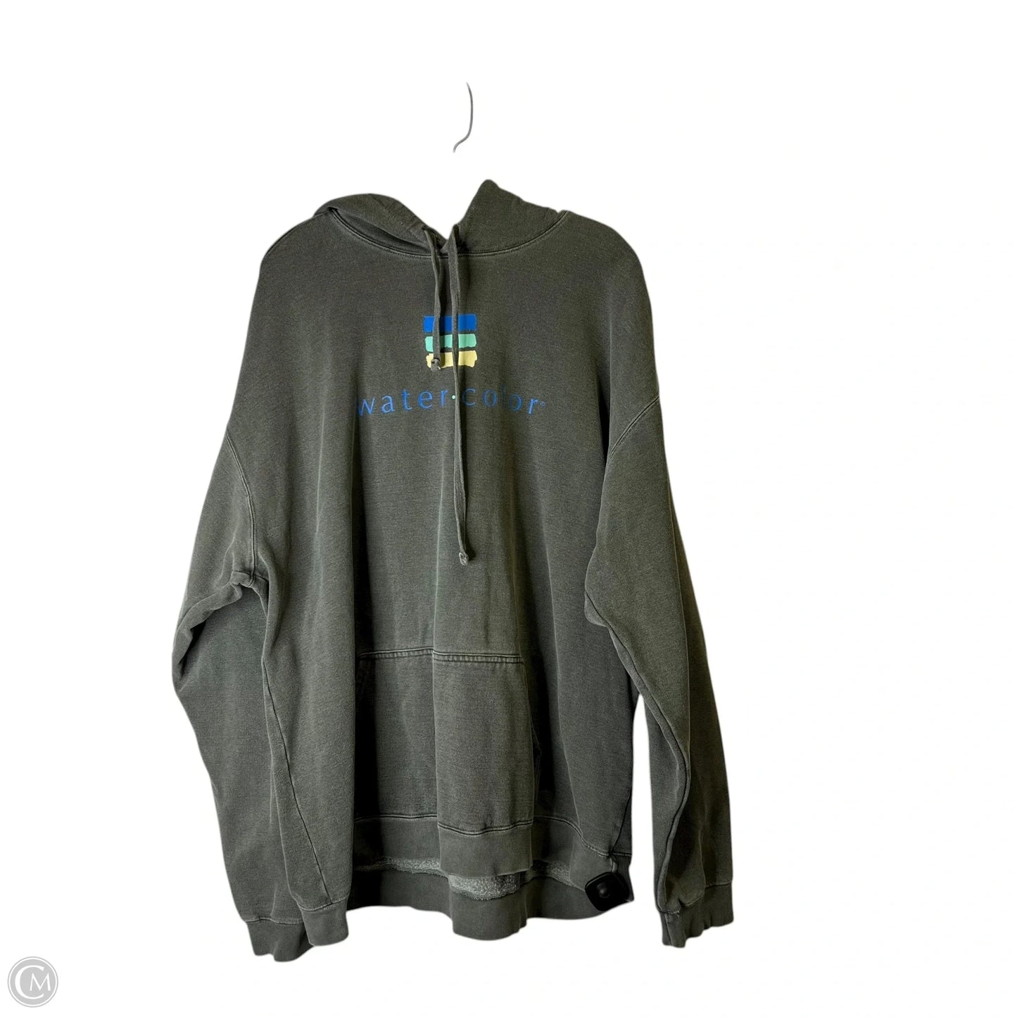 Sweatshirt Hoodie By Comfort Colors In Grey, Size: 2x