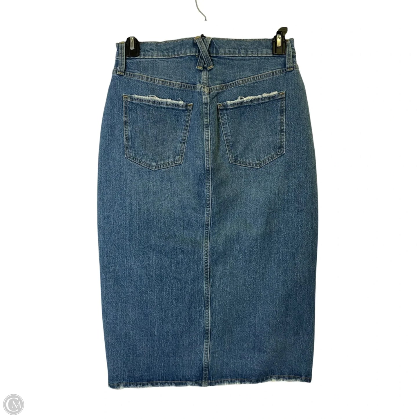 Skirt Midi By Universal Thread In Blue Denim, Size: 8