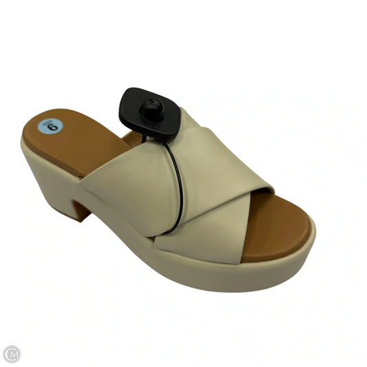 Sandals Heels Block By Nordstrom In Cream, Size: 6
