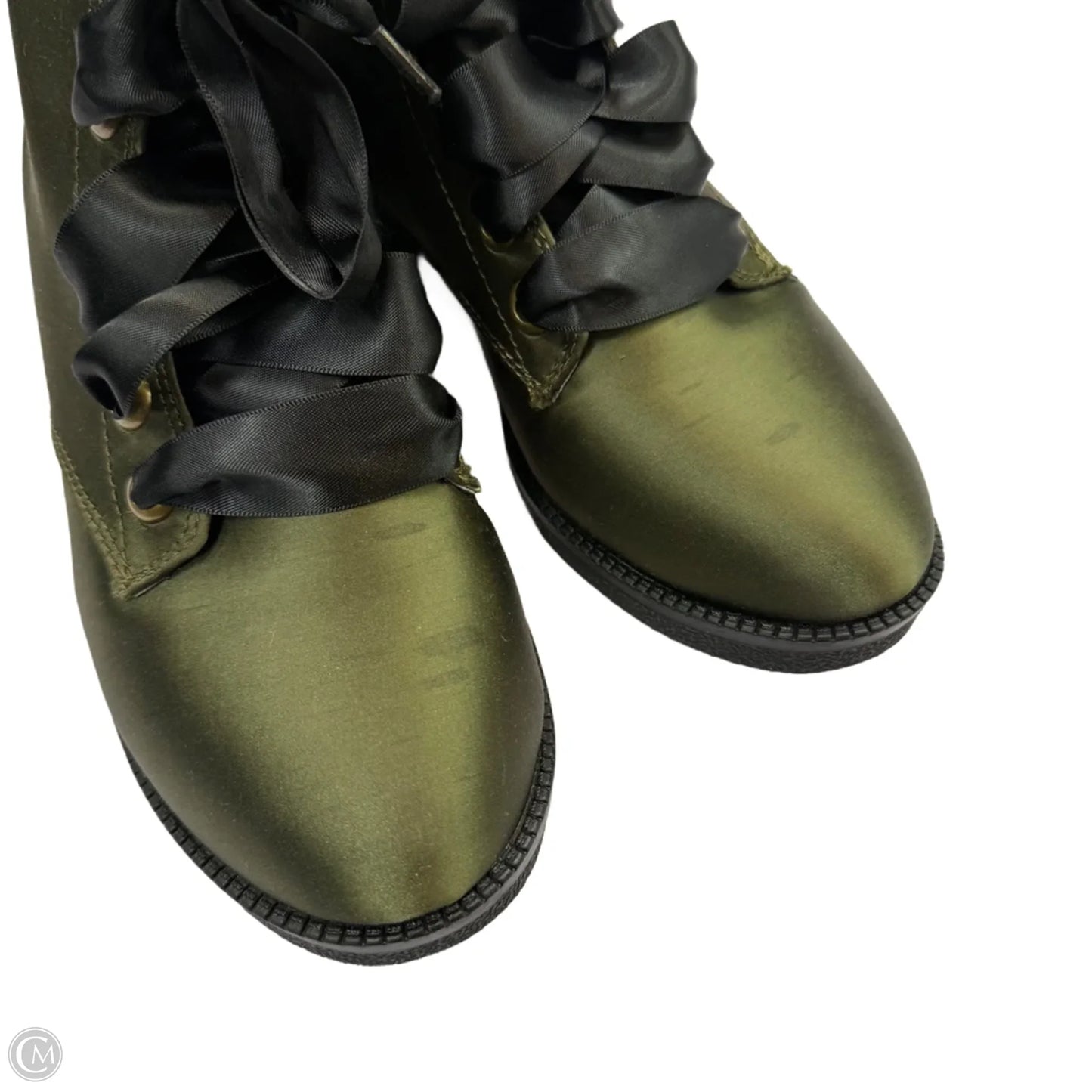 Boots Combat By Dirty Laundry In Green, Size: 7.5