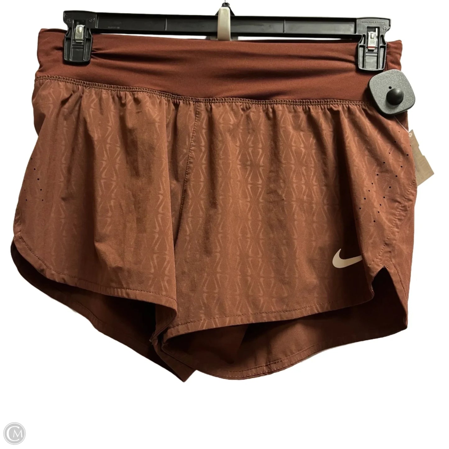 Athletic Shorts By Nike Apparel In Brown, Size: M
