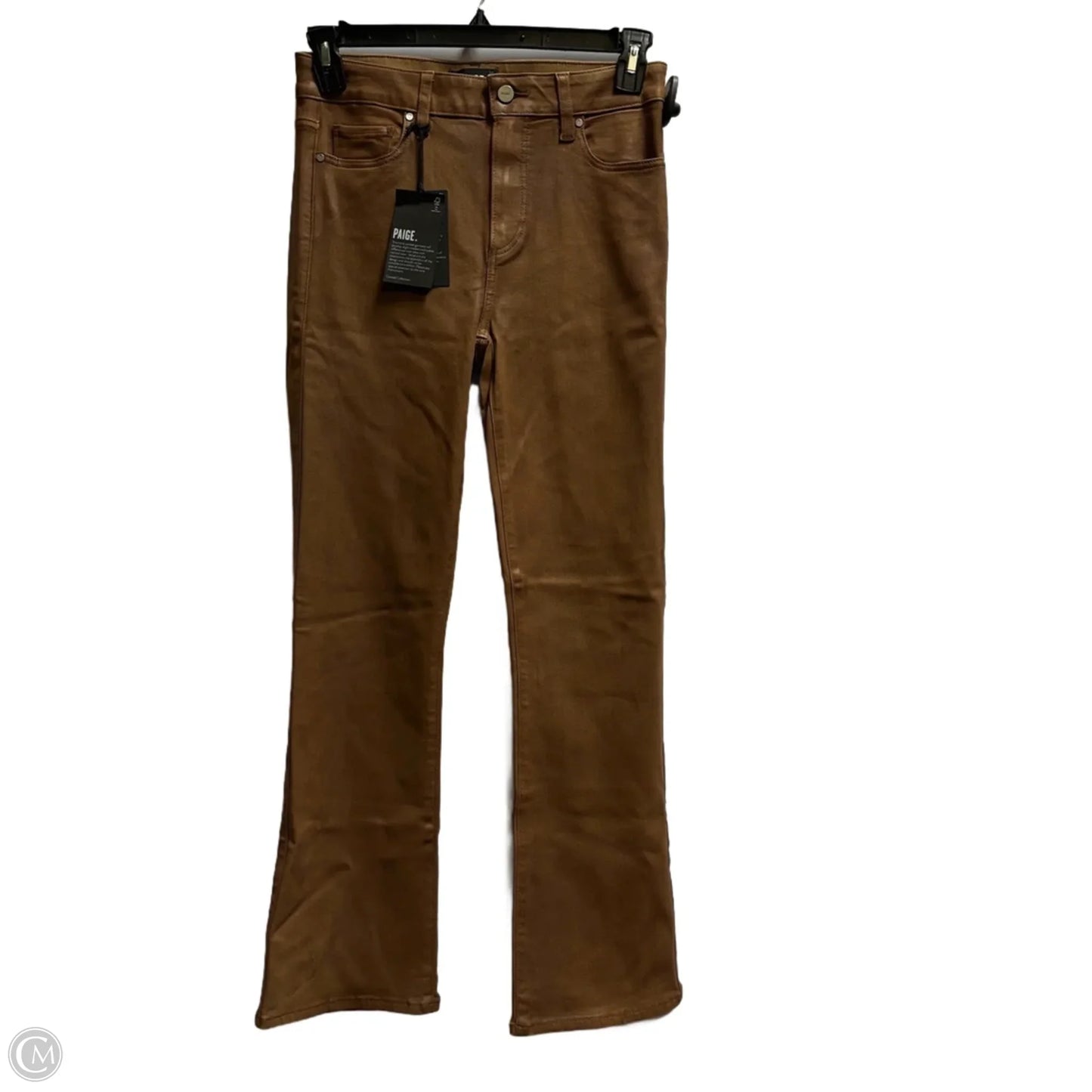 Jeans Flared By Paige In Brown, Size: 6