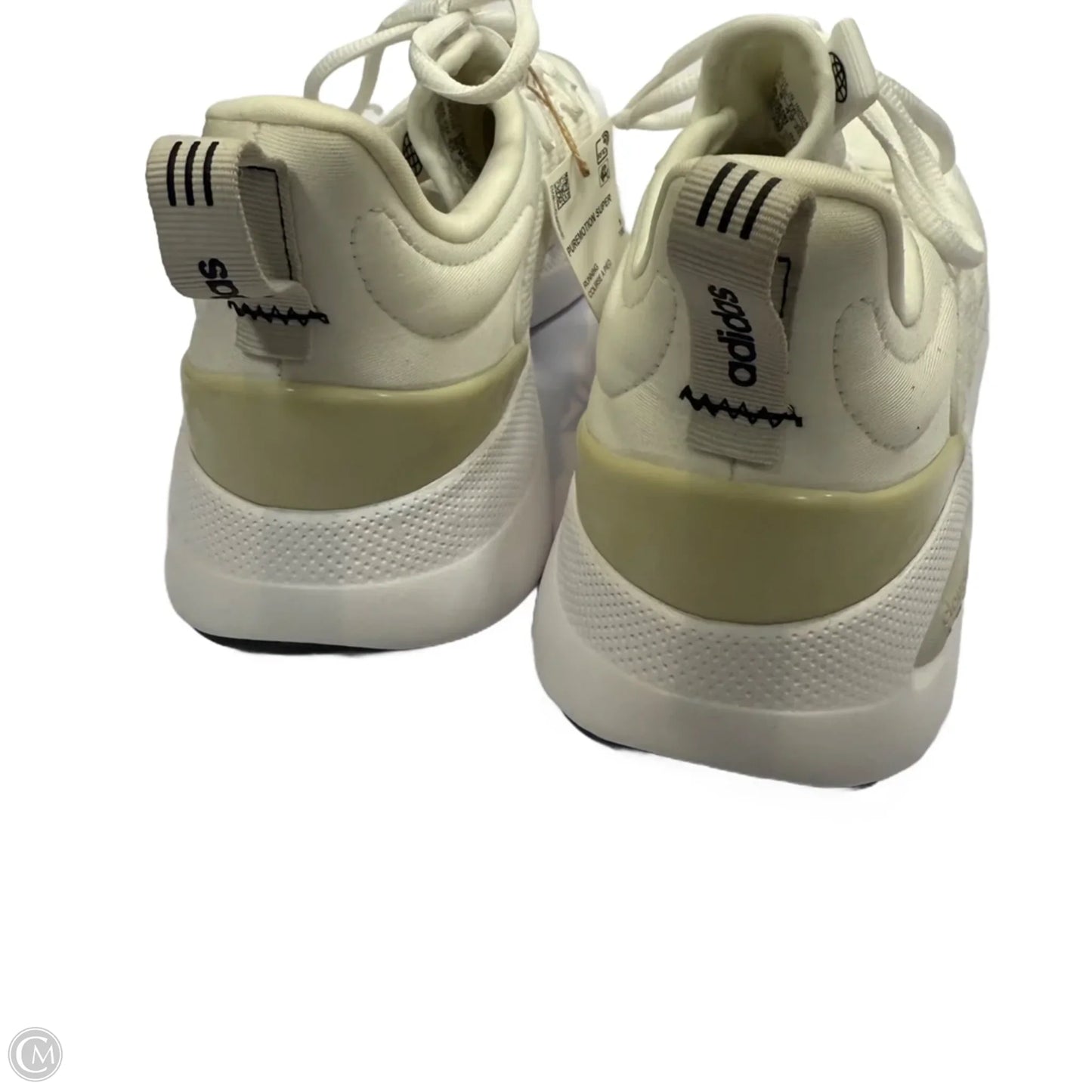 Shoes Athletic By Adidas In White, Size: 9.5