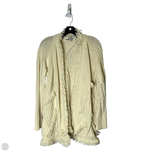 Sweater Cardigan By Anthropologie In Cream, Size: S
