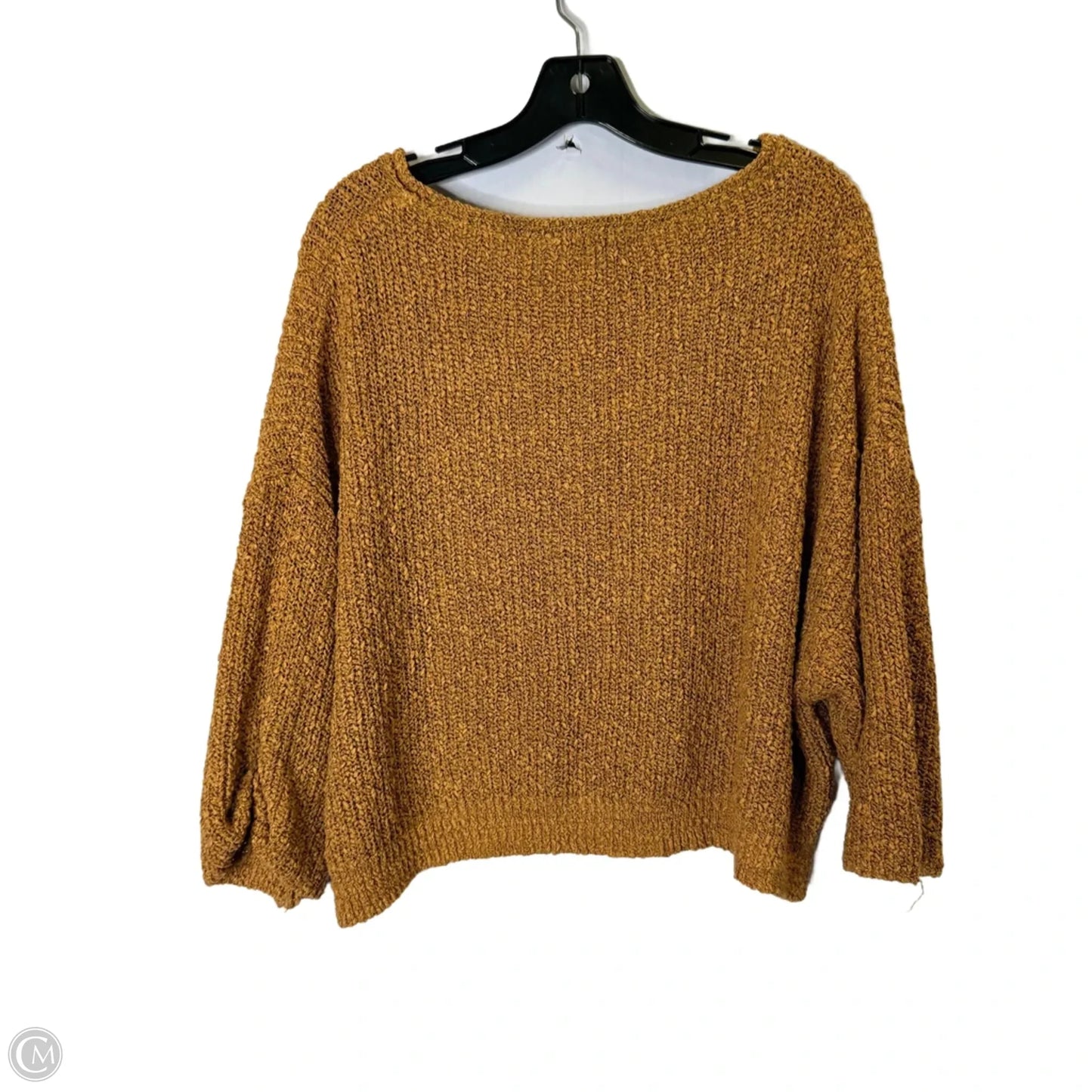 Sweater Short Sleeve By Illa Illa In Orange, Size: M