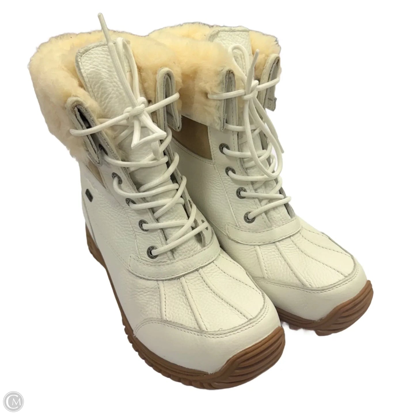 Boots Designer By Ugg In White, Size: 10