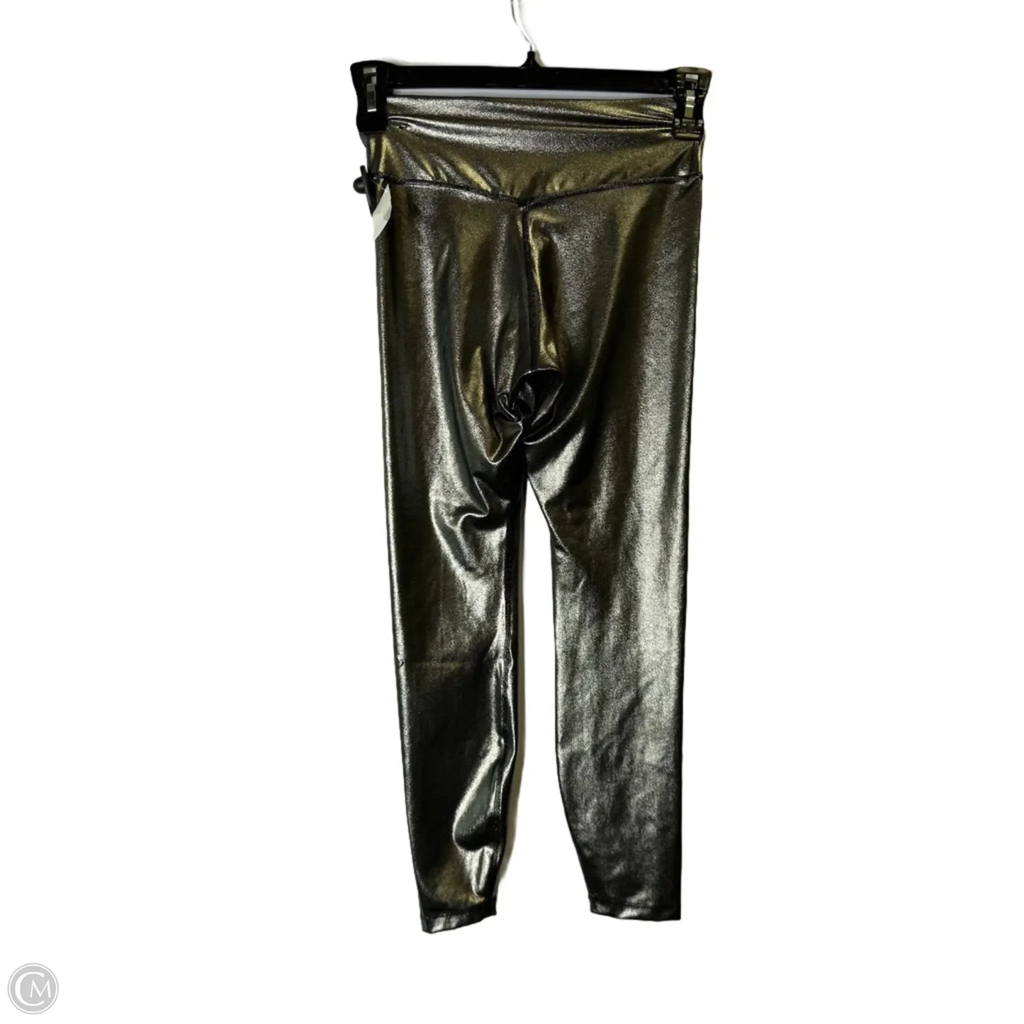 Athletic Leggings By Nike Apparel In Silver, Size: S